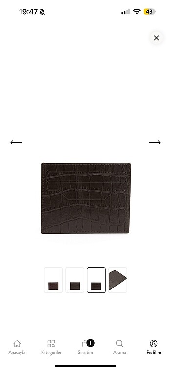 BEYMEN COLLECTION UNISEX DERI KARTLIK - Görsel 6