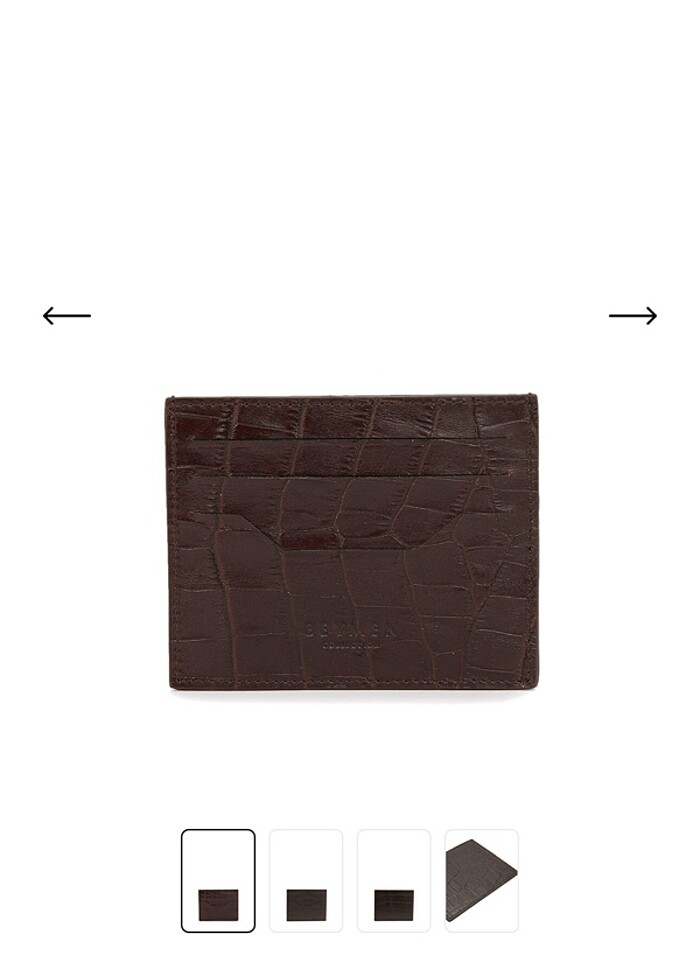 BEYMEN COLLECTION UNISEX DERI KARTLIK - Görsel 2
