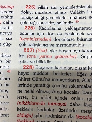  Beden Renk TÜRKÇE MEALİ KURANI KERİMİN