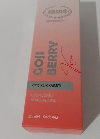 Ersag goji krem yeni üretim