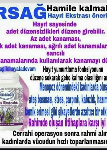 Ersağ Hayıt Ekstraktı - Görsel 2