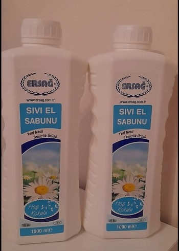 Ersag Sıvı El Sabunu 1000 ml Hoş Kokulu 2 adet