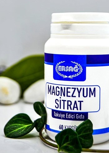 Ersağ Magnezyum Sitrat 60 Kapsül Takviye