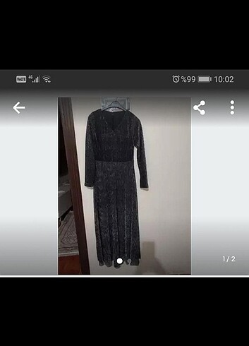 Kadın simli abiye