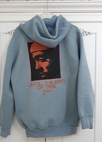 s Beden Mavi renkli tam kalipli sweat