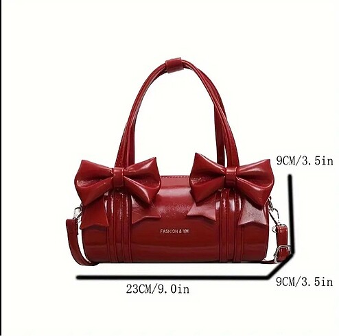 Beden Bordo Vintage Shein Çanta