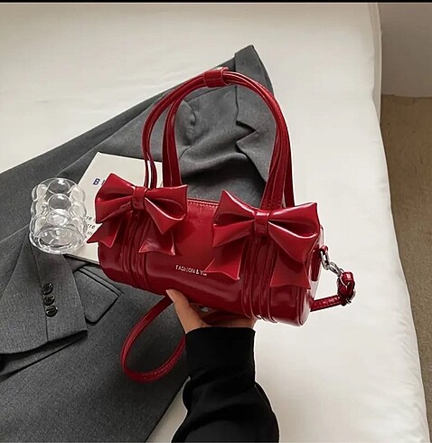Bordo Vintage Shein Çanta