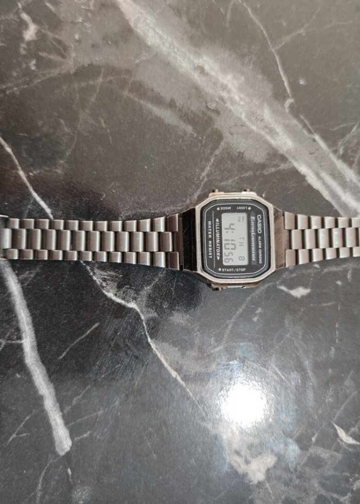 Casio A168WGG-1ADF Kadın Erkek Kol Saati
CASIO 
 - Görsel 3