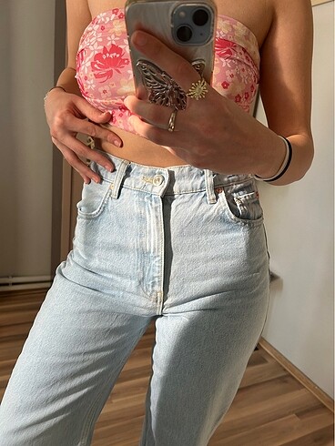 s Beden mavi Renk zara wide leg