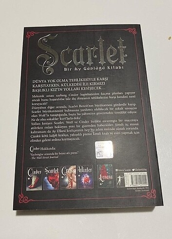 Ay günlükleri cinder,scarlet,cress 3lü set kitap