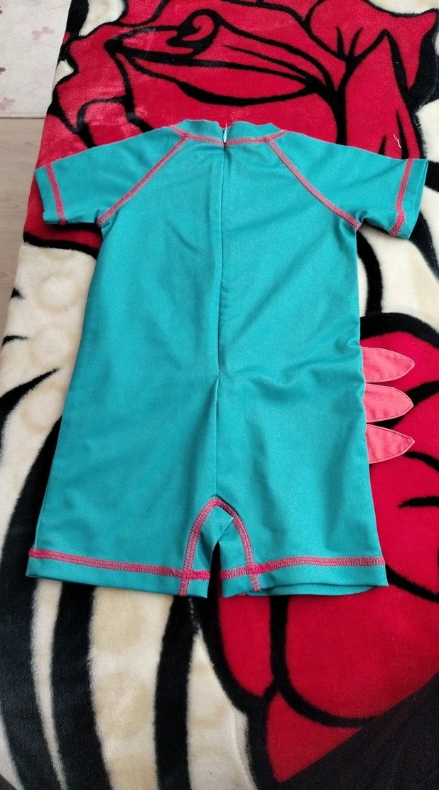 Turkuaz Dinozor Baskılı Erkek Mayo - Görsel 3