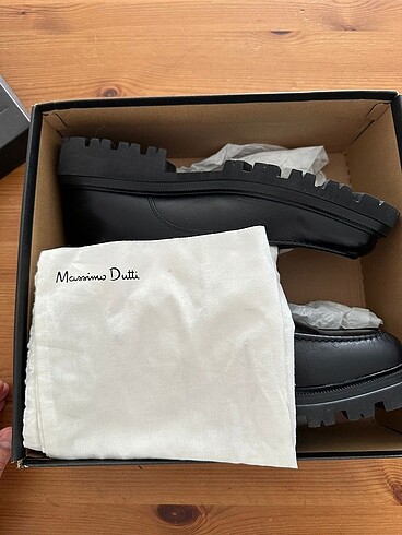 43 Beden siyah Renk Massimo dutti monk ayakkabı
