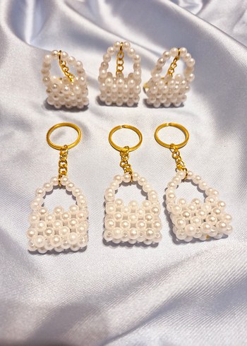 mini inci çanta anahtarlık - Görsel 2