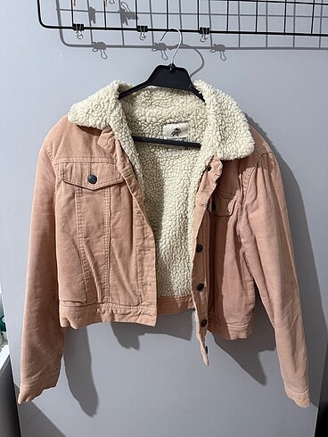 s Beden pembe Renk Pull and bear kadife ceket