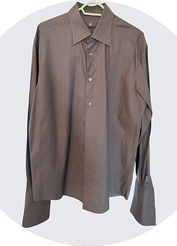 l/xl Beden Ermenegildo Zegna Kahverengi Gömlek