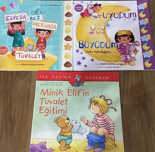 Uyku ve tuvalet eğitimi kitapları