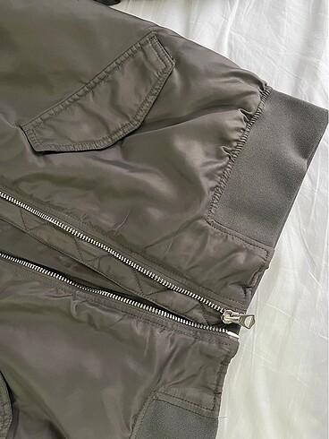 xs Beden gri Renk PULL & BEAR Bomber ceket