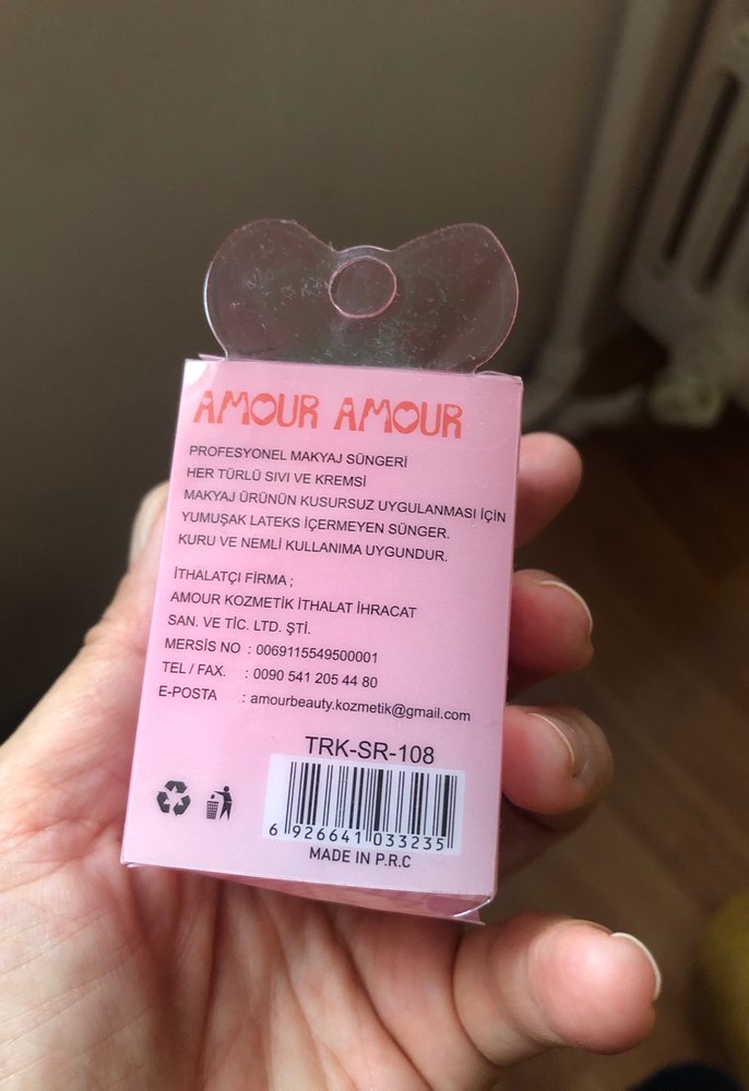 Pembe Makyaj Süngeri Amour Amour - Görsel 3