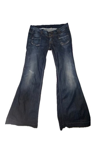 lacivert flare jean 2000s