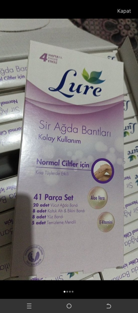 Lure Sir Ağda Bantları 2x12 Adet - Görsel 4