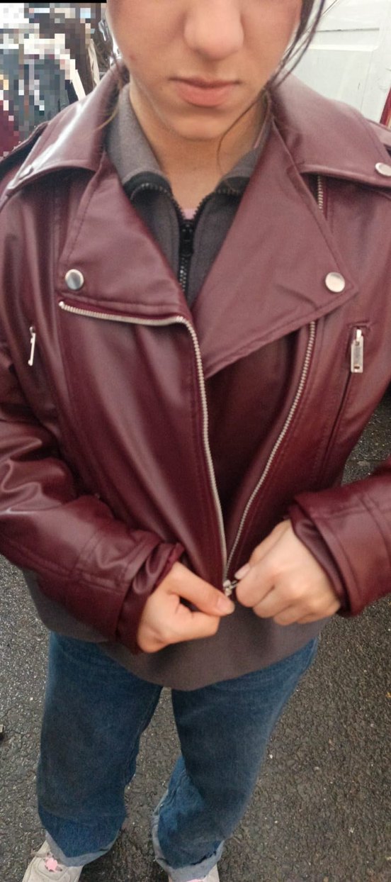 Bordo Kadın Deri Ceket 0 ürün - Görsel 5