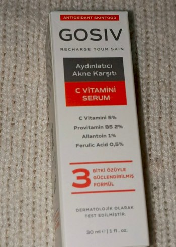 GOSIV C Vitamini Serumu ve 50+ SPF Güneş Kremleri set - Görsel 2