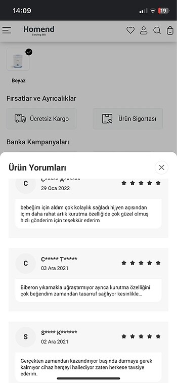 Homend Sterilizatör Bebek - Görsel 5