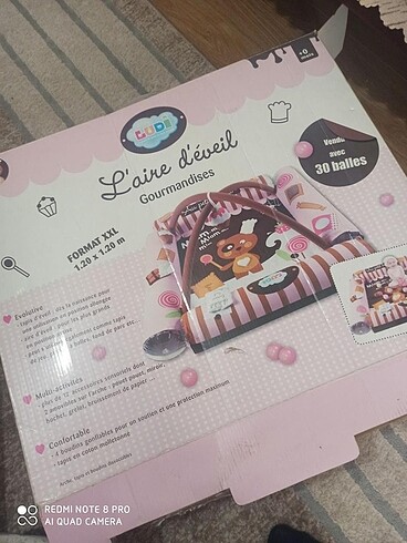 Oyun Matı / Top Havuzu şişme yastıklı