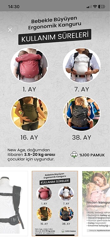 Baby Boroosh Kanguru - Görsel 5