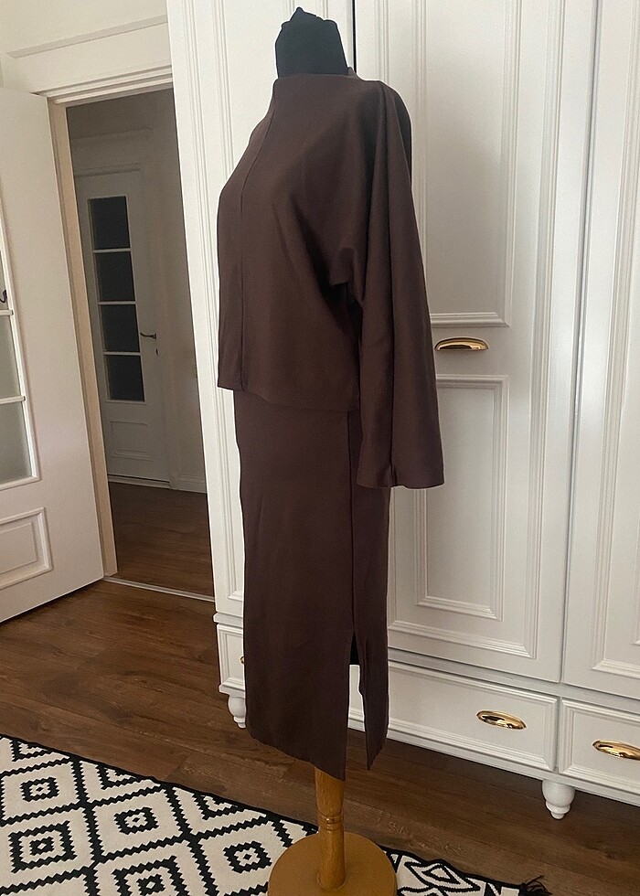 Massimo Dutti Kalem Etek Bluz Takım - Görsel 2