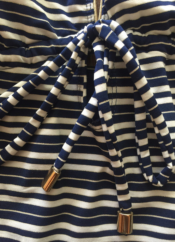 F&F marina çizgili ve gold detaylı mayo - Görsel 2