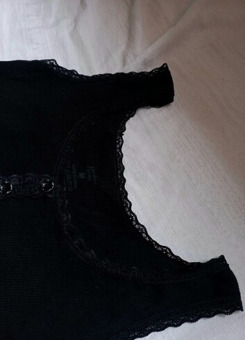 Zara Y2k dantel detayli atlet