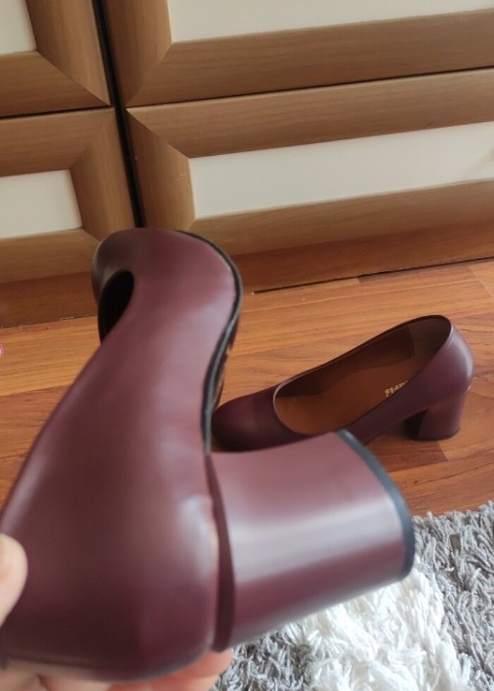 Kalın topuk ayakkabı  - Görsel 4