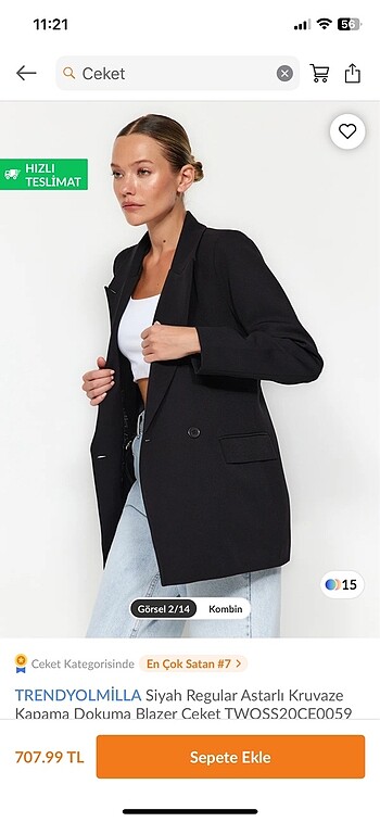 Trendyol & Milla Blazer Ceket Milla