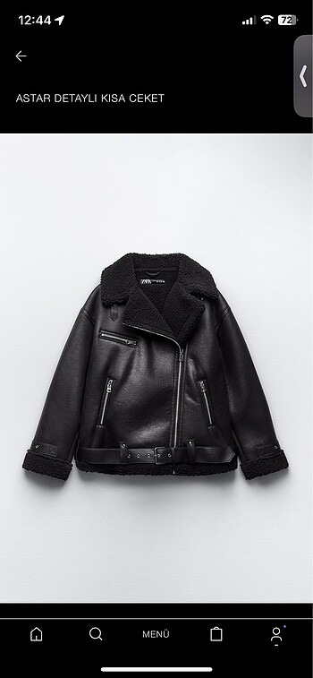 ZARA ASTAR DETAYLI MONT