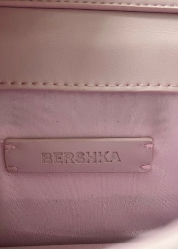 Beden pembe Renk Pembe Zincir Detaylı Kadın Deri Çanta