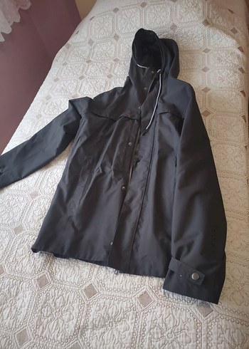 Fermuarlı gri decathlon kaban - Görsel 3