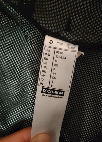 Fermuarlı gri decathlon kaban - Görsel 8