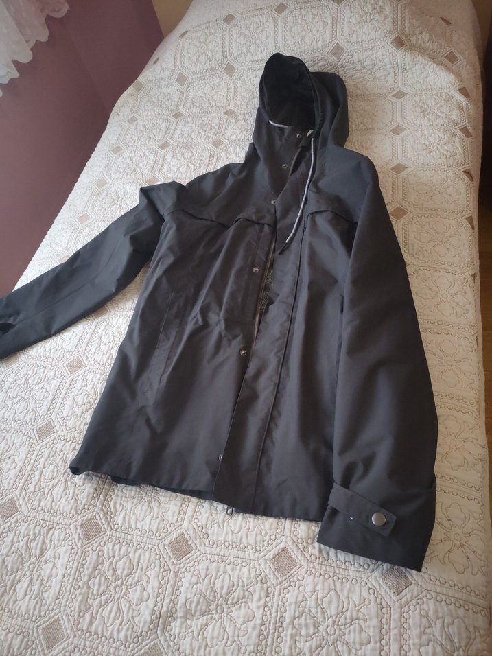 Fermuarlı gri decathlon kaban - Görsel 3