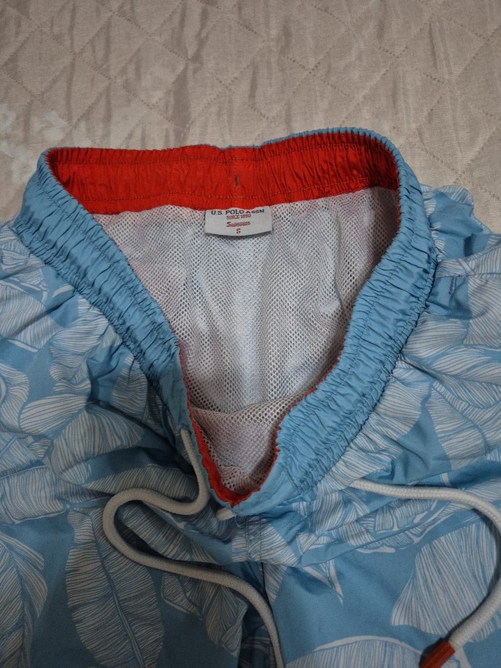 Erkek Mavi mayo Şort - Görsel 2