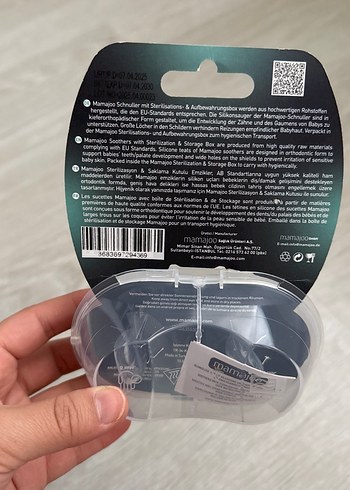 Mamajoo 6+ Ay Silikon Emzik Seti Turkuaz Gri - Görsel 2