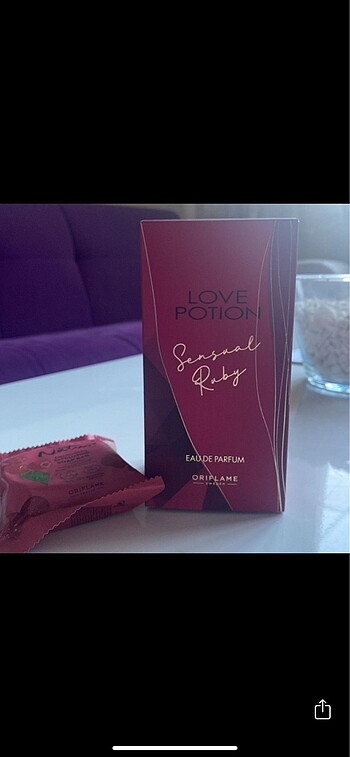 Love Potion Sensual Ruby Parfüm+ sabun hediye