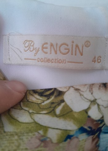 Çiçek Desenli Uzun Kollu  Bluz - Görsel 4