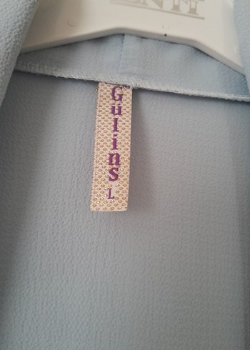 Bebe mavisi Uzun Kesim Kadın Yelek - Görsel 4