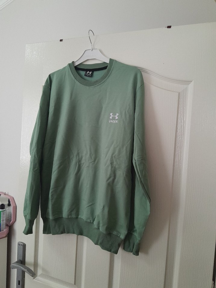 Yeşil Erkek Uzun Kollu Sweatshirt - Görsel 3