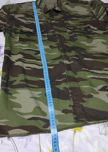 Kamuflaj Düğmeli Uzun Kollu Gömlek - Görsel 5