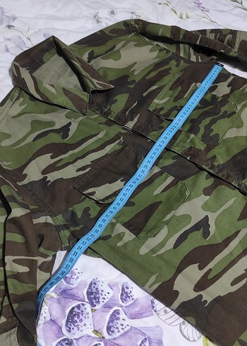 Kamuflaj Düğmeli Uzun Kollu Gömlek - Görsel 3