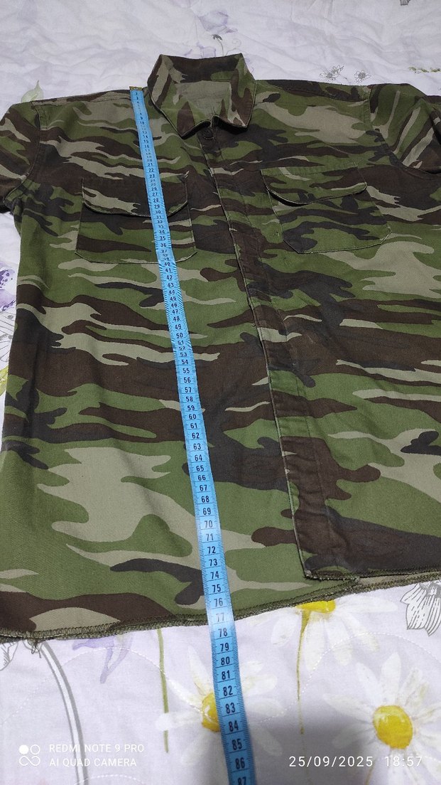 Kamuflaj Düğmeli Uzun Kollu Gömlek - Görsel 5