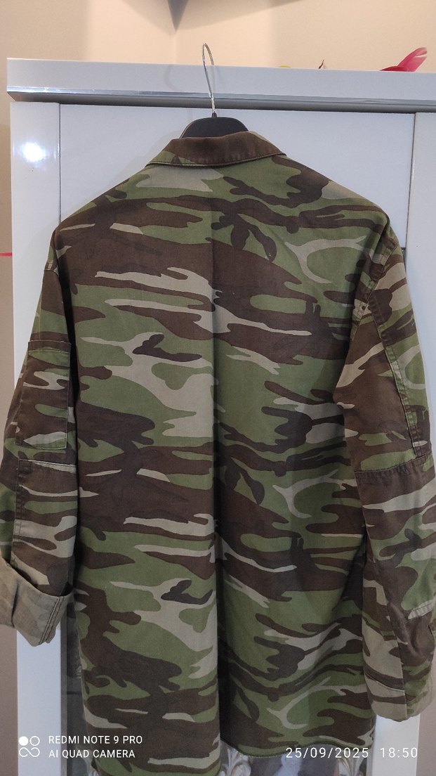 Kamuflaj Düğmeli Uzun Kollu Gömlek - Görsel 2