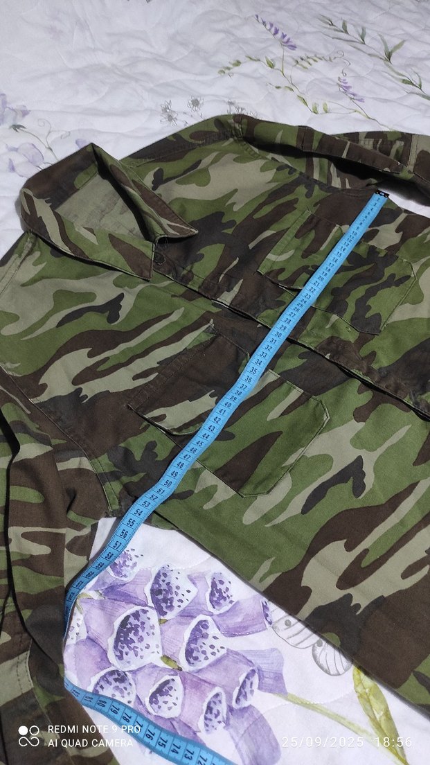 Kamuflaj Düğmeli Uzun Kollu Gömlek - Görsel 3